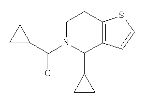 Cyclopropyl-(4-cyclopropyl-6,7-dihydro-4H-thieno[3,2-c]pyridin-5-yl)methanone