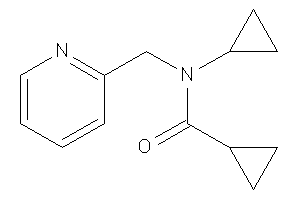 N-cyclopropyl-N-(2-pyridylmethyl)cyclopropanecarboxamide