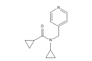 N-cyclopropyl-N-(4-pyridylmethyl)cyclopropanecarboxamide