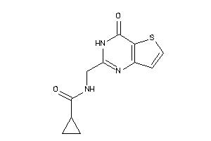 Image of N-[(4-keto-3H-thieno[3,2-d]pyrimidin-2-yl)methyl]cyclopropanecarboxamide