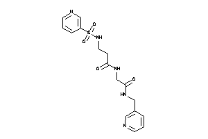 Image of N-[2-keto-2-(3-pyridylmethylamino)ethyl]-3-(3-pyridylsulfonylamino)propionamide