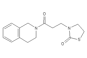 3-[3-(3,4-dihydro-1H-isoquinolin-2-yl)-3-keto-propyl]thiazolidin-2-one