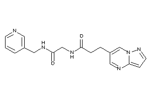 N-[2-keto-2-(3-pyridylmethylamino)ethyl]-3-pyrazolo[1,5-a]pyrimidin-6-yl-propionamide