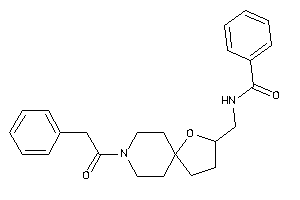 N-[[8-(2-phenylacetyl)-1-oxa-8-azaspiro[4.5]decan-2-yl]methyl]benzamide