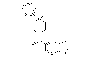 1,3-benzodioxol-5-yl(spiro[indane-1,4'-piperidine]-1'-yl)methanone