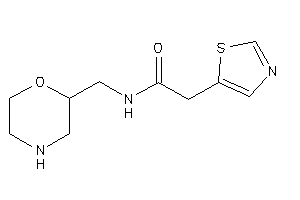 N-(morpholin-2-ylmethyl)-2-thiazol-5-yl-acetamide