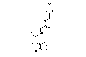 N-[2-keto-2-(3-pyridylmethylamino)ethyl]-1H-pyrazolo[3,4-b]pyridine-4-carboxamide