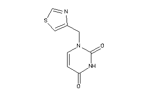 Image of 1-(thiazol-4-ylmethyl)pyrimidine-2,4-quinone