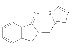 [2-(thiazol-5-ylmethyl)isoindolin-1-ylidene]amine