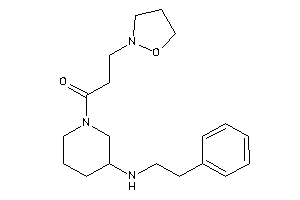 3-isoxazolidin-2-yl-1-[3-(phenethylamino)piperidino]propan-1-one