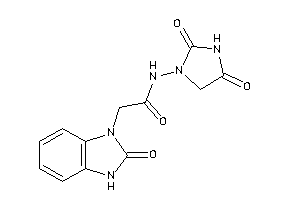 N-(2,4-diketoimidazolidin-1-yl)-2-(2-keto-3H-benzimidazol-1-yl)acetamide