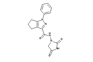 N-(2,4-diketoimidazolidin-1-yl)-1-phenyl-5,6-dihydro-4H-cyclopenta[c]pyrazole-3-carboxamide