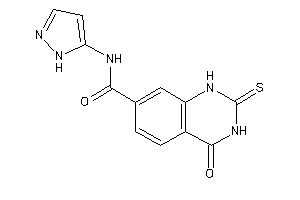 4-keto-N-(1H-pyrazol-5-yl)-2-thioxo-1H-quinazoline-7-carboxamide