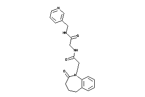 2-[[2-(2-keto-4,5-dihydro-3H-1-benzazepin-1-yl)acetyl]amino]-N-(3-pyridylmethyl)acetamide