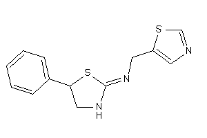 (5-phenylthiazolidin-2-ylidene)-(thiazol-5-ylmethyl)amine