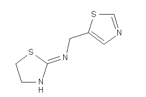 Thiazolidin-2-ylidene(thiazol-5-ylmethyl)amine