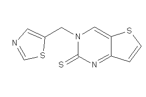 3-(thiazol-5-ylmethyl)thieno[3,2-d]pyrimidine-2-thione