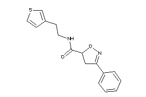 3-phenyl-N-[2-(3-thienyl)ethyl]-2-isoxazoline-5-carboxamide