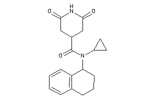 N-cyclopropyl-2,6-diketo-N-tetralin-1-yl-isonipecotamide