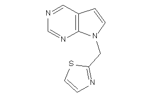 Image of 2-(pyrrolo[2,3-d]pyrimidin-7-ylmethyl)thiazole