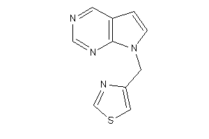 4-(pyrrolo[2,3-d]pyrimidin-7-ylmethyl)thiazole