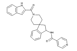 N-[1'-(1H-indole-2-carbonyl)spiro[indane-3,4'-piperidine]-1-yl]isonicotinamide