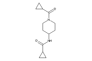 Image of N-[1-(cyclopropanecarbonyl)-4-piperidyl]cyclopropanecarboxamide