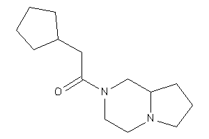 Image of 1-(3,4,6,7,8,8a-hexahydro-1H-pyrrolo[1,2-a]pyrazin-2-yl)-2-cyclopentyl-ethanone