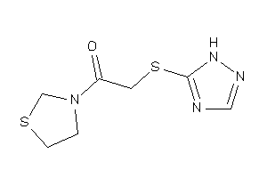 1-thiazolidin-3-yl-2-(1H-1,2,4-triazol-5-ylthio)ethanone