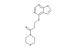 1-morpholino-3-(thieno[2,3-d]pyrimidin-4-ylthio)propan-1-one