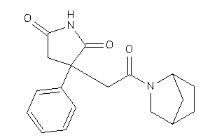 Image of 3-[2-(5-azabicyclo[2.2.1]heptan-5-yl)-2-keto-ethyl]-3-phenyl-pyrrolidine-2,5-quinone