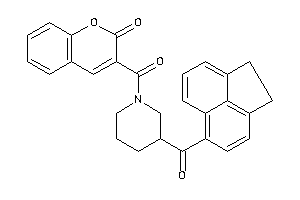 Image of 3-[3-(acenaphthene-5-carbonyl)piperidine-1-carbonyl]coumarin