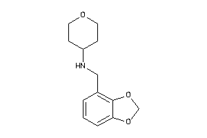 1,3-benzodioxol-4-ylmethyl(tetrahydropyran-4-yl)amine