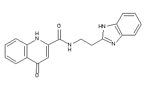 N-[2-(1H-benzimidazol-2-yl)ethyl]-4-keto-1H-quinoline-2-carboxamide