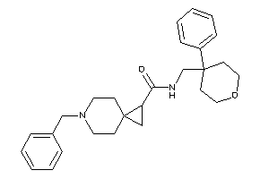 6-benzyl-N-[(4-phenyltetrahydropyran-4-yl)methyl]-6-azaspiro[2.5]octane-2-carboxamide