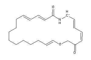 Image of BLAHcyclotetracosa-2,4,9,11,21-pentaene-1,8-quinone