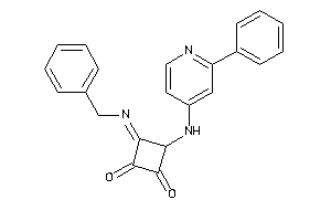 Image of 3-benzylimino-4-[(2-phenyl-4-pyridyl)amino]cyclobutane-1,2-quinone