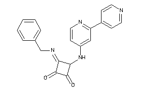 3-benzylimino-4-[[2-(4-pyridyl)-4-pyridyl]amino]cyclobutane-1,2-quinone