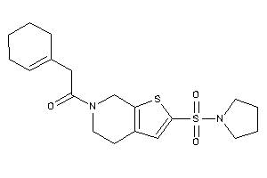 2-cyclohexen-1-yl-1-(2-pyrrolidinosulfonyl-5,7-dihydro-4H-thieno[2,3-c]pyridin-6-yl)ethanone