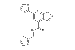 N-(1H-imidazol-2-ylmethyl)-6-(2-thienyl)isoxazolo[5,4-b]pyridine-4-carboxamide