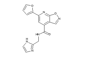 6-(2-furyl)-N-(1H-imidazol-2-ylmethyl)isoxazolo[5,4-b]pyridine-4-carboxamide