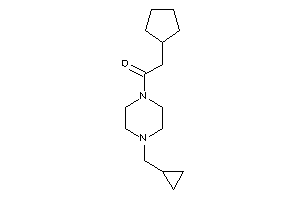 2-cyclopentyl-1-[4-(cyclopropylmethyl)piperazino]ethanone