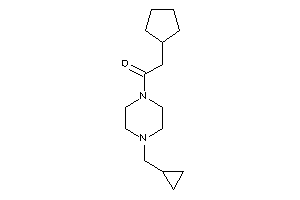 Image of 2-cyclopentyl-1-[4-(cyclopropylmethyl)piperazino]ethanone