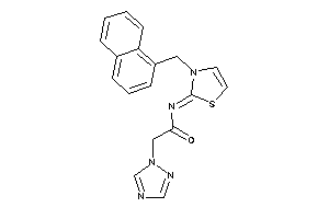 N-[3-(1-naphthylmethyl)-4-thiazolin-2-ylidene]-2-(1,2,4-triazol-1-yl)acetamide