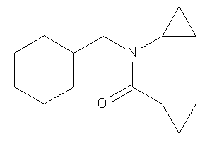 N-(cyclohexylmethyl)-N-cyclopropyl-cyclopropanecarboxamide