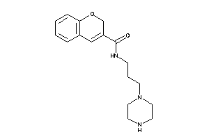 N-(3-piperazinopropyl)-2H-chromene-3-carboxamide