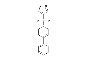 4-[(4-phenyl-3,6-dihydro-2H-pyridin-1-yl)sulfonyl]isoxazole