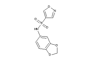 N-(1,3-benzodioxol-5-yl)isoxazole-4-sulfonamide