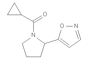 Image of Cyclopropyl-(2-isoxazol-5-ylpyrrolidino)methanone