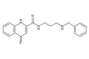 N-[3-(benzylamino)propyl]-4-keto-1H-quinoline-2-carboxamide